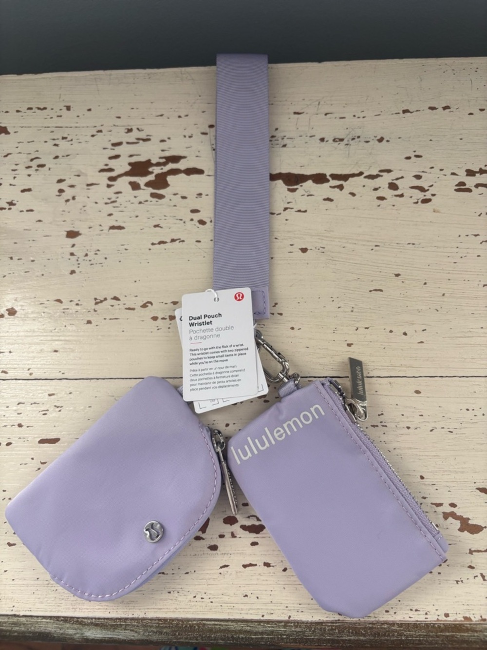 lululemon athletica Dual Pouch Wristlet in Lavender Purple